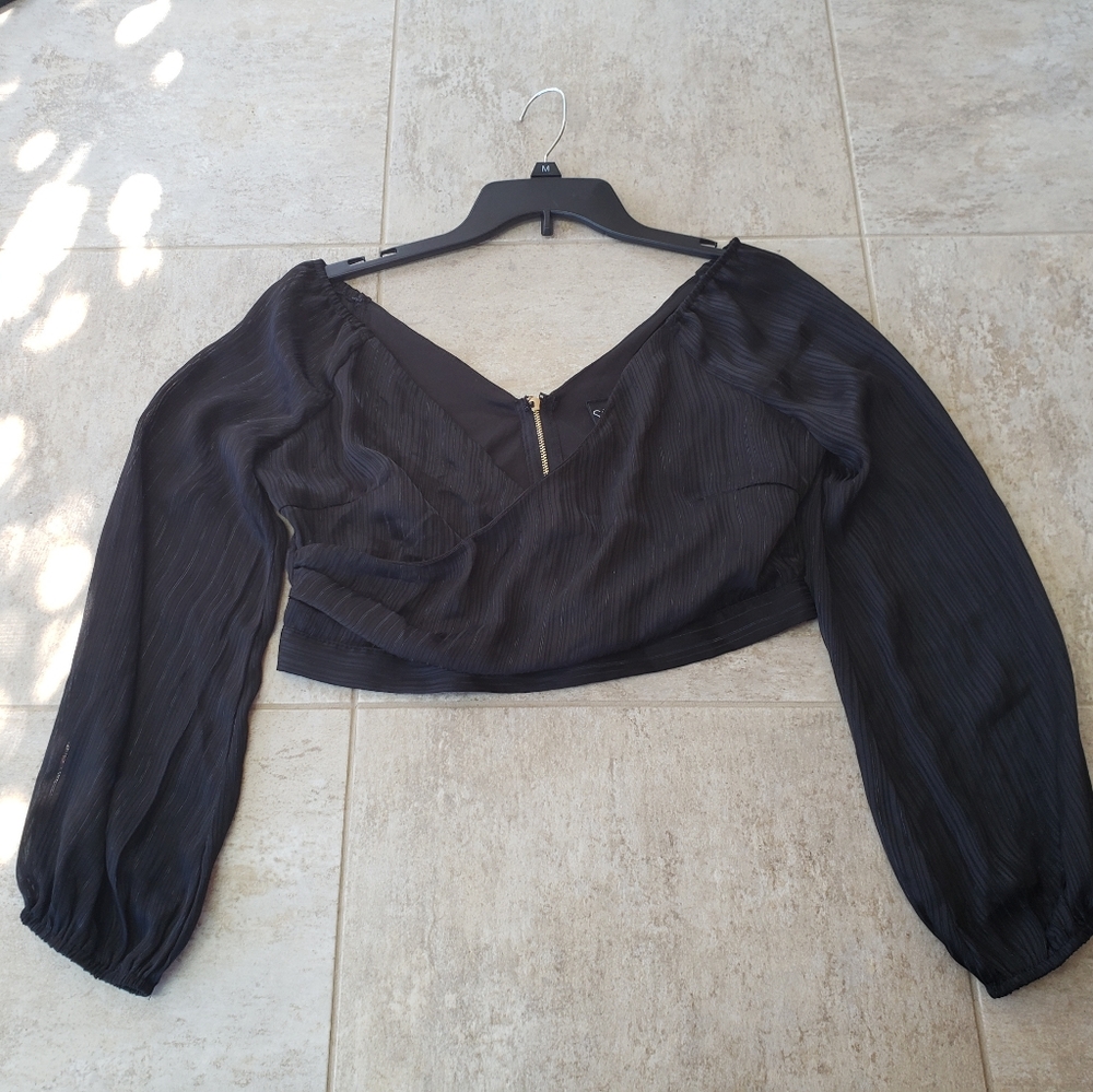 Black Crop Top
